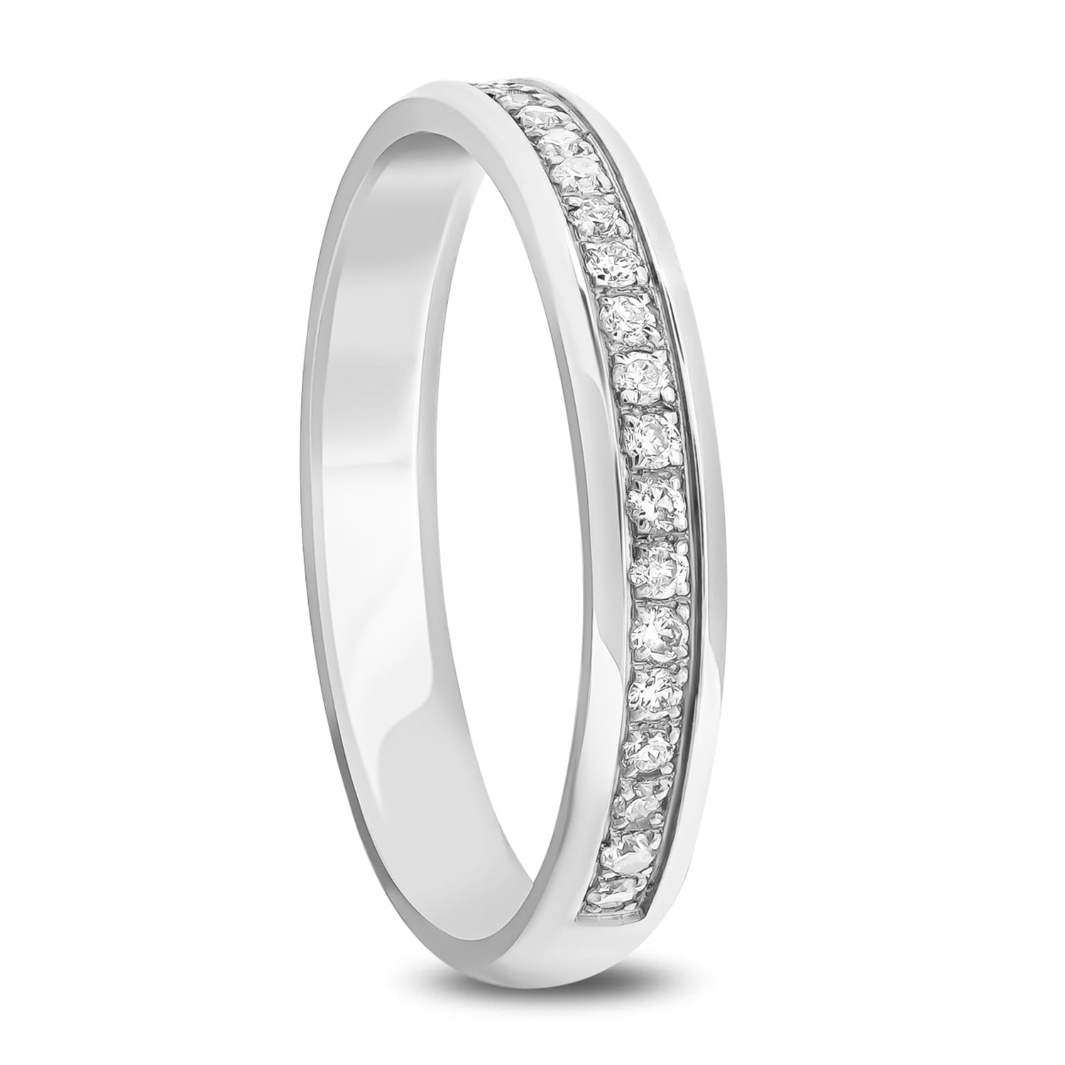 Verigheta Forever Her cu diamante de 0.15CT, aur alb de 14k